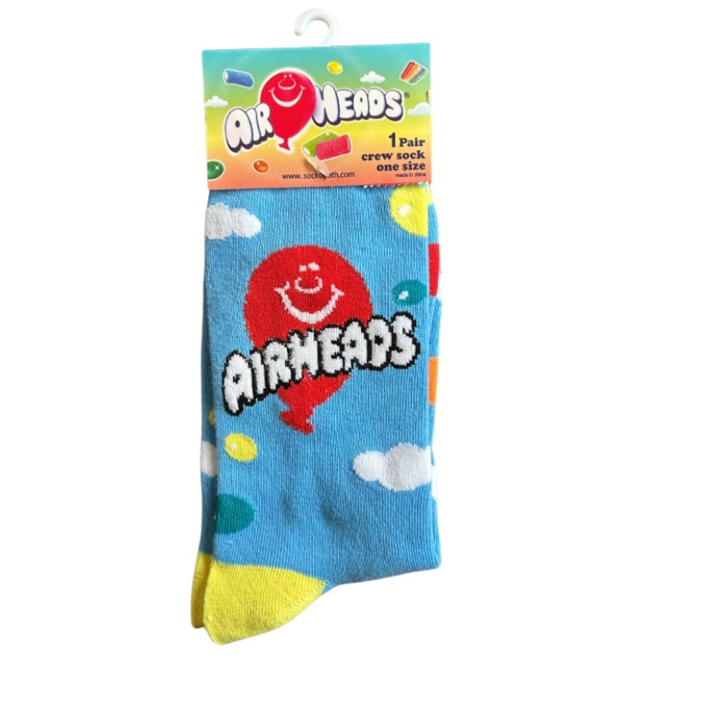 Airheads Blue Crew Socks